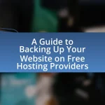 A Guide to Backing Up Your Website on Free Hosting Providers