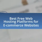 Best Free Web Hosting Platforms for E-commerce Websites