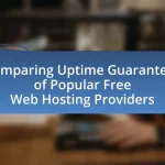 Comparing Uptime Guarantees of Popular Free Web Hosting Providers
