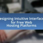 Designing Intuitive Interfaces for Free Web Hosting Platforms
