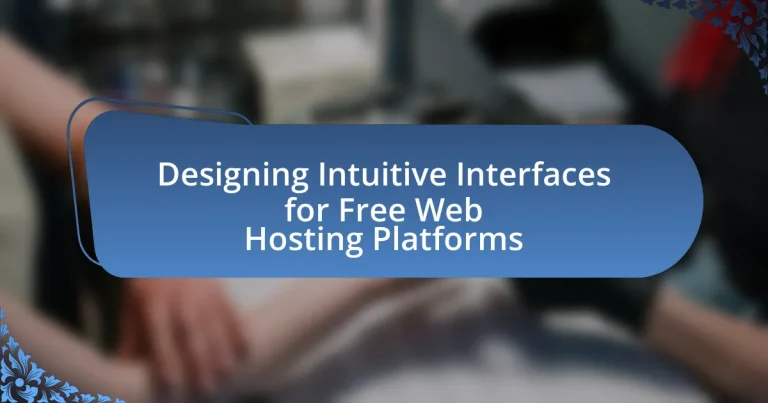 Designing Intuitive Interfaces for Free Web Hosting Platforms