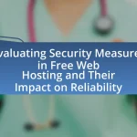 Evaluating Security Measures in Free Web Hosting and Their Impact on Reliability