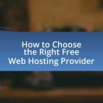 How to Choose the Right Free Web Hosting Provider