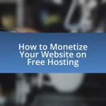 How to Monetize Your Website on Free Hosting