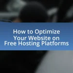 How to Optimize Your Website on Free Hosting Platforms