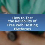 How to Test the Reliability of Free Web Hosting Platforms