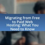 Migrating from Free to Paid Web Hosting: What You Need to Know