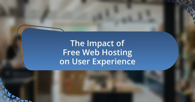 The Impact of Free Web Hosting on User Experience