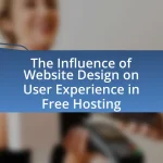 The Influence of Website Design on User Experience in Free Hosting