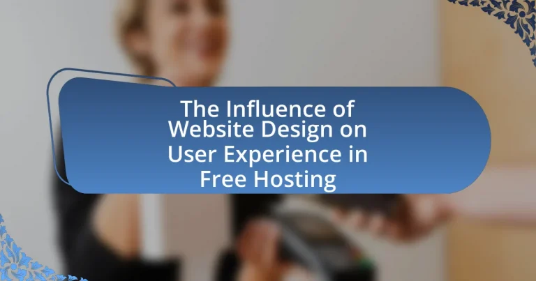 The Influence of Website Design on User Experience in Free Hosting