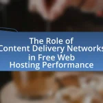 The Role of Content Delivery Networks in Free Web Hosting Performance