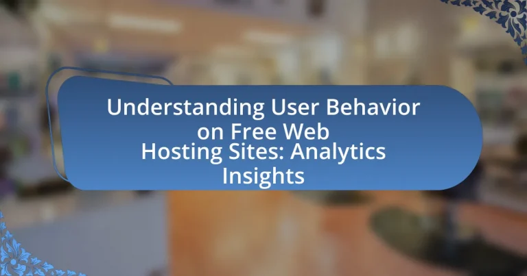 Understanding User Behavior on Free Web Hosting Sites: Analytics Insights